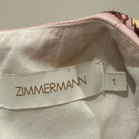 100% Zimmerman Dress Size 1 - Picture 2 of 3